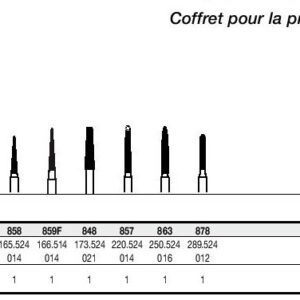 Coffret pour préparation des couronnes 100424