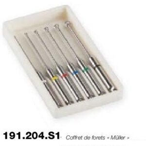 Endodontie coffret de Forets de pulpe 191.204.S1