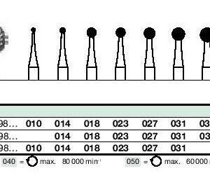 Instruments tungstène chirurgicaux (104;205;206)CB141A