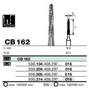 Instruments tungstène ,fraise à os CB162