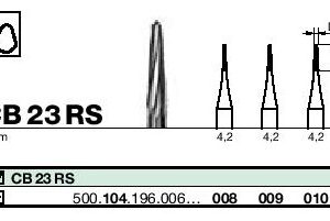 Fraises en carbure de tungstène Réf CB23RS