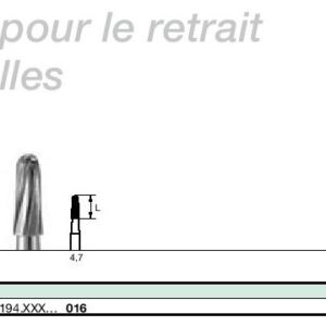 Fraise pour retrait des colles CB27(Copie)