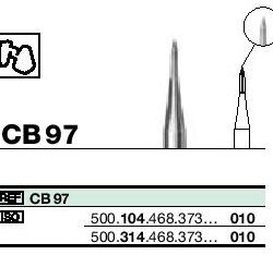 Fraises en carbure de tungstène Réf CB97