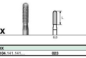 instruments tungstène, Denture pour alliages précieux et non précieux CC129DX