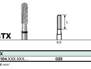 instruments tungstène, Denture pour alliages non précieux CC129GTX