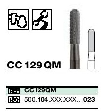 Instruments tungstène, fraise QM pour matériaux durs CC129QM