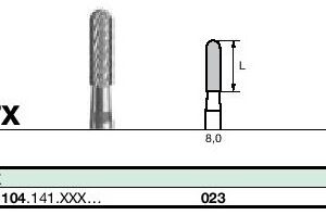 instruments tungstène, Denture pour métaux non précieux durs CC129TX