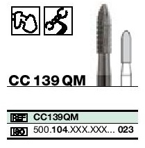 Instruments tungstène ,fraise QM pour matériaux durs CC139QM