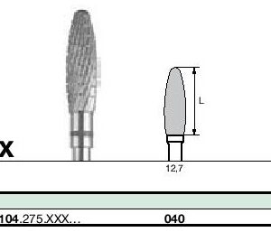 instruments tungstène, Denture pour métaux non précieux durs CC250TX