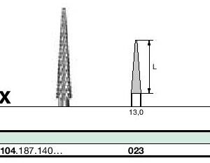 instruments tungstène, Denture pour alliages précieux et non précieux,Acrylique CC257FX