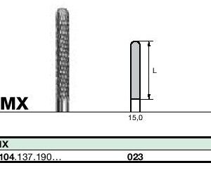 instruments tungstène, Denture pour alliages précieux,non précieux,acrylique CC364RMX