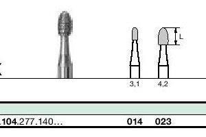 instruments tungstène, Denture pour alliages précieux et non précieux,Acrylique CC73FX