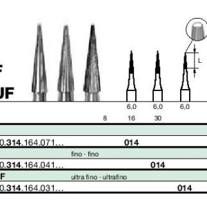 Instruments à finir tungstène CF134