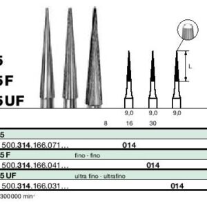 Instruments à finir tungstène CF135