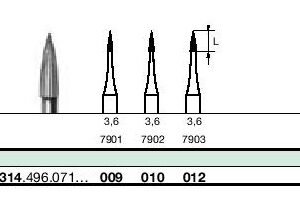 Instruments à finir tungstène CF246