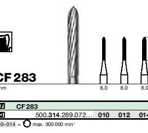 Instruments à finir tungstène CF283