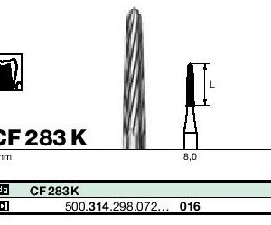 Instruments à finir tungstène CF283K