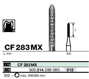 Instruments à finir tungstène CF283MX