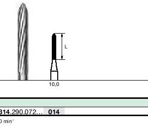 Instruments à finir tungstène CF284