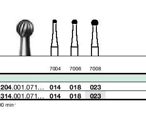 Instruments à finir tungstène CF41