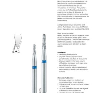 Instruments à finir tungstène CF134