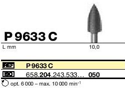 Polissoirs pour amalgame P9633C