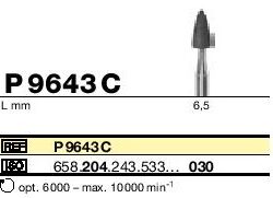 Polissoirs pour amalgame P9643C