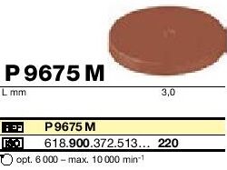 Polissoirs occlusaux pour métaux P9675M