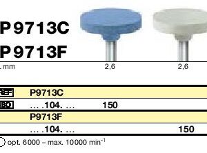 Polissoirs pour oxyde de zirconium Laboratoire P9713C