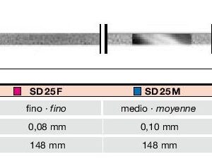 Fraises diamantées à turbine Ref/ SD25F strips