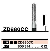 Fraises diamantées à turbine pour couper le zircone Ref/ZD880CC